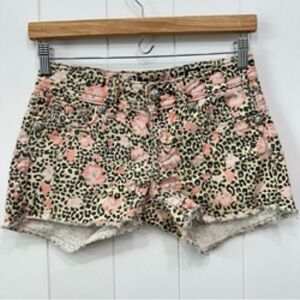 Leopard Print Women Shorts